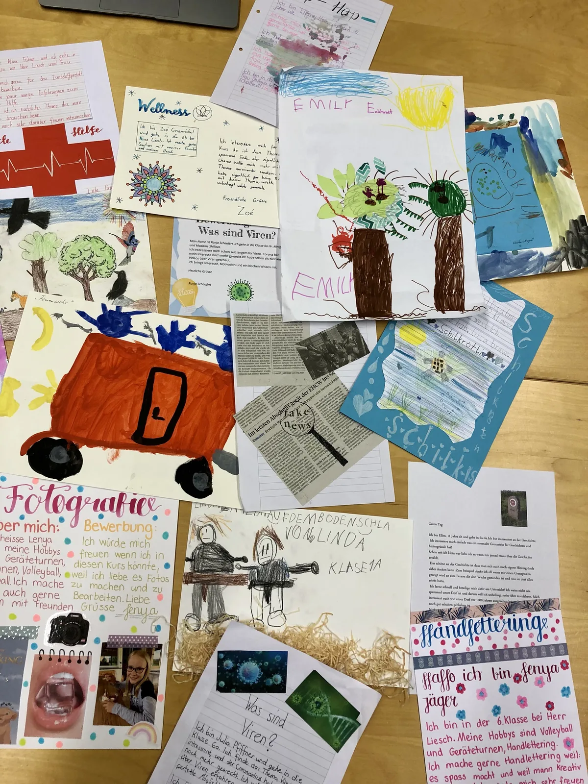 Bewerbungen für Projekt Zündstoff an der Schule Wolfhausen
